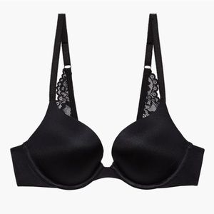 Savage x Fenty Push Up Bra in Caviar